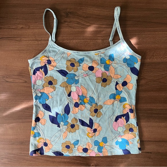 Calvin Klein Floral Sporty Camisole - Picture 2 of 6